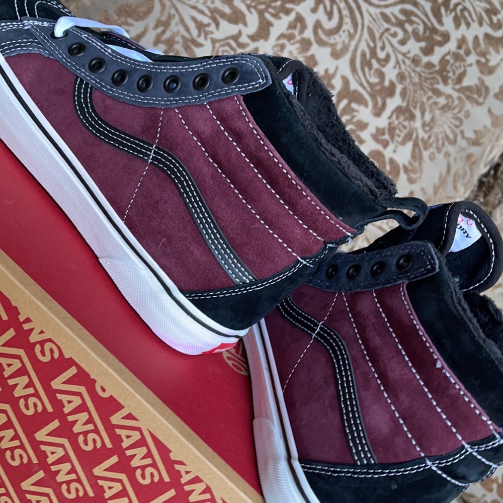 Vans Men’s Sk8-Hi Mte Port Royal/Black Boots Cold Weather Sneakers - Picture 15 of 16